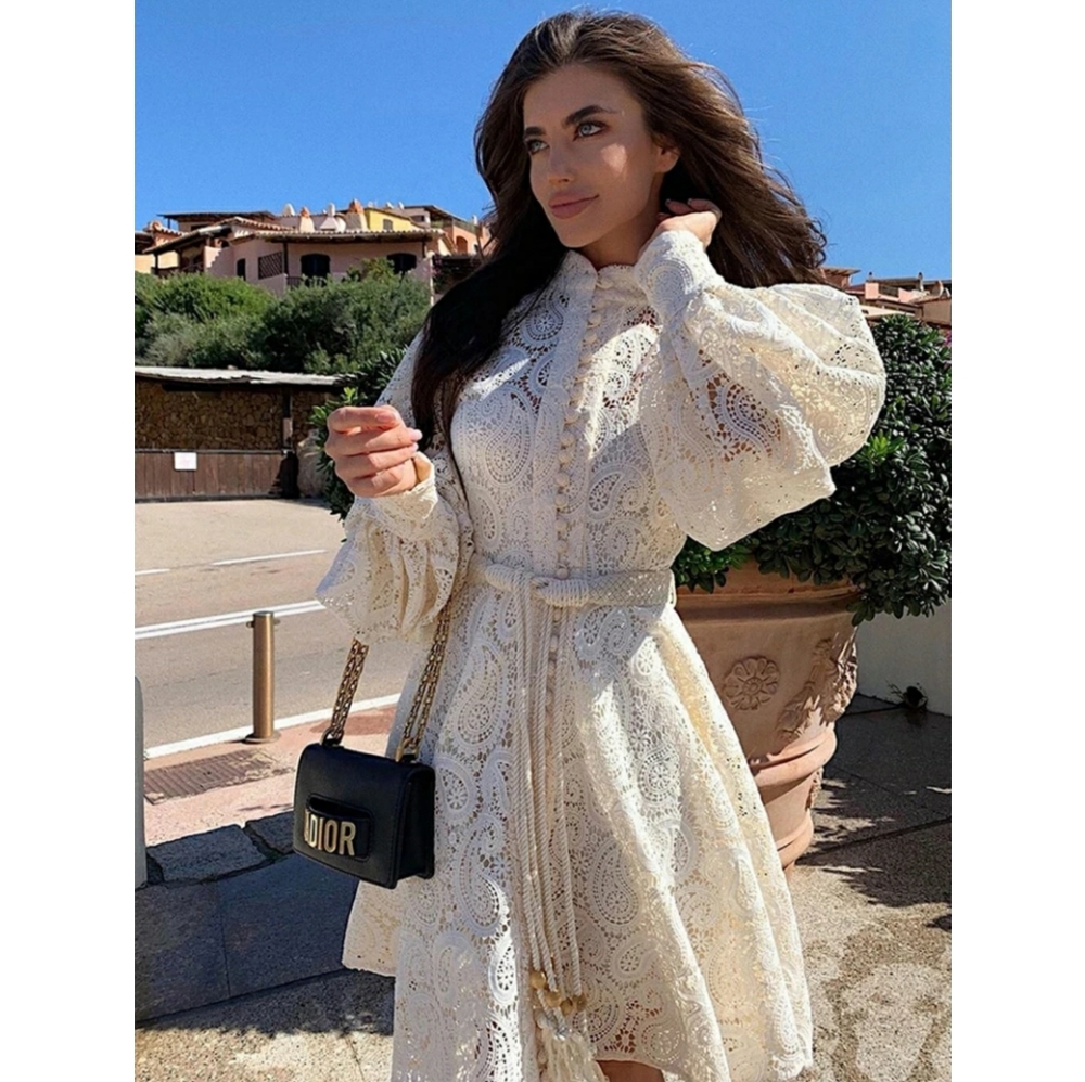 Zimmerman like Amari Paisley Lace Dress